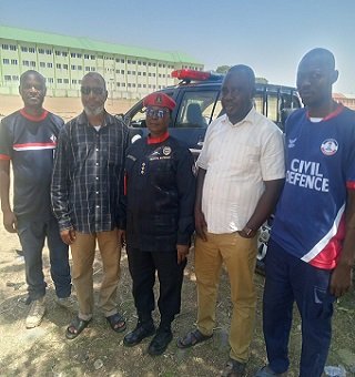 NSCDC with Staff